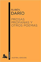 Portada del libro Prosas profanas, de Rubén Darío