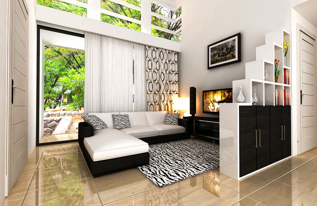 Contoh model dekorasi rumah minimalis modern terbaru | Denah Gambar 