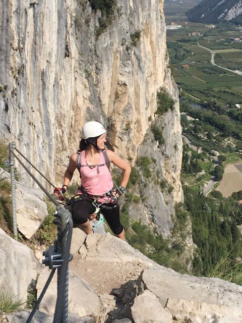 grinsestern, klettersteig, colodri, arco, italy, mädlswochenende, klettern