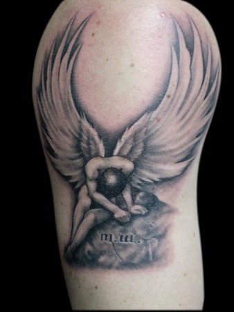 Angel Baby Devil Tattoo