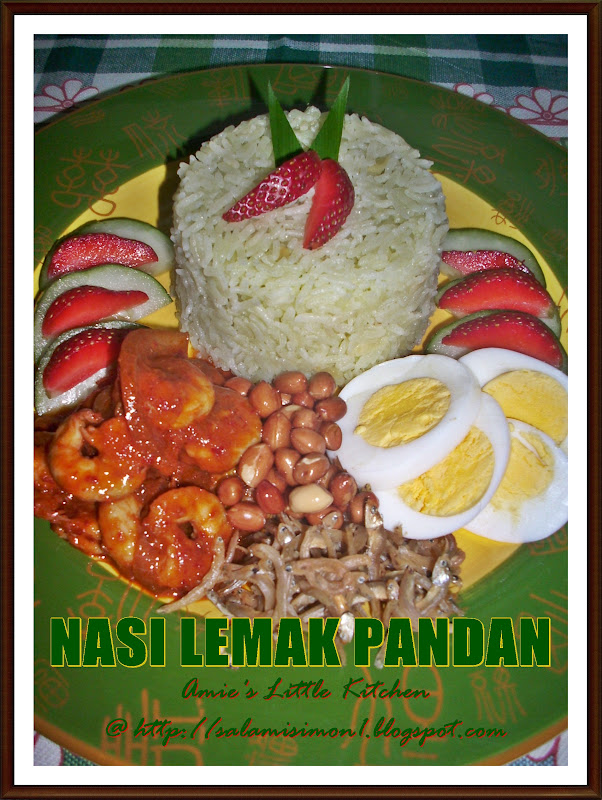 Resepi Nasi Lemak Pandan Sheila Rusly