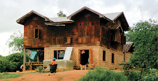 North Myanmar Kachin Style houses