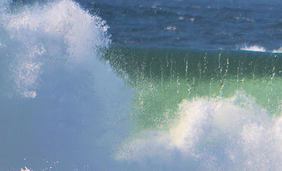 photo of a wave at Rockaway Beach Oregon