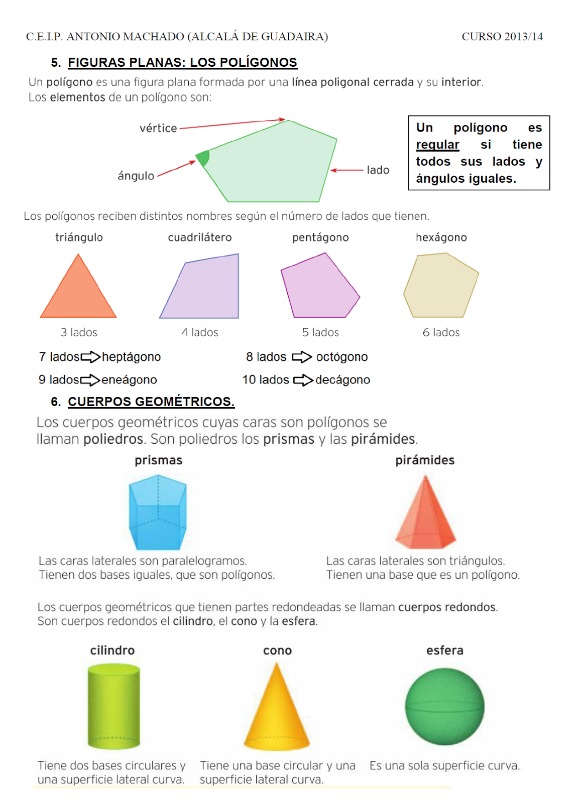 EL BLOG DE 4ºB ESQUEMARESUMEN UNIDAD 13 MATEMÁTICAS