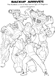 transformer coloring pages,cartoon transformer coloring page