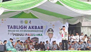 Peduli Palestina, PW Muhammadiyah Riau Hadirkan Din Syamsuddin dalam Tabligh Akbar