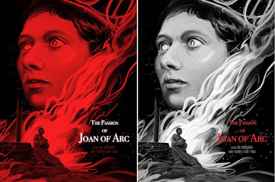 The Passion of Joan of Arc Screen Print by Zi Xu x Mondo x Black Dragon Press