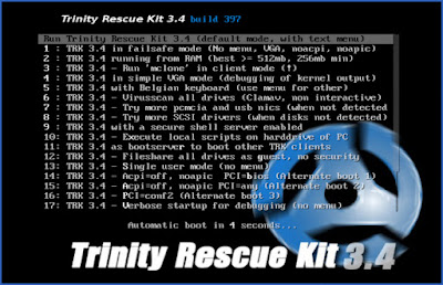 Trinity Rescue Kit : Πώς να παρακάμψετε τον κωδικό εισόδου στα Windows