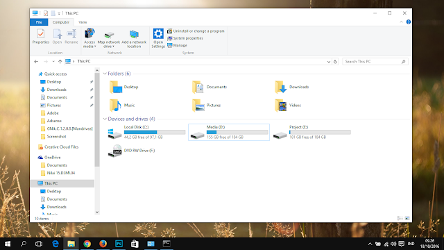 Daftar Lengkap Shortcut Windows 10