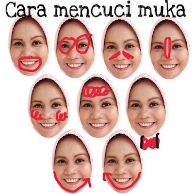 Cara mencuci muka