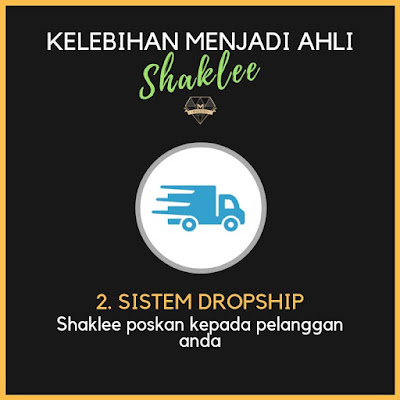 kelebihan ahli shaklee, sistem dropship