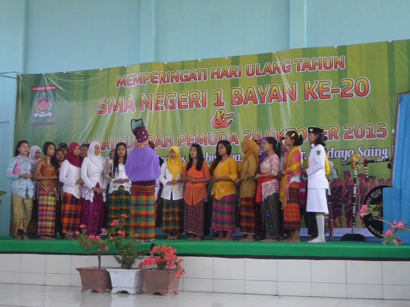 DESA KARANG BAJO - LOMBOK UTARA: 28 Oktober HUT SMAN 1 