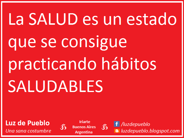 La salud es un estado