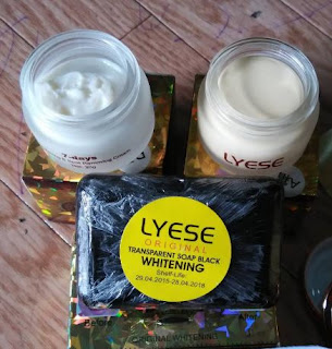 Paket Cream Lyese JUMBO Sabun HITAM Whitening
