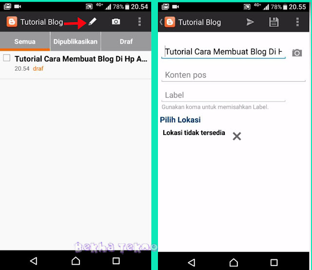 Tutorial Lengkap Cara Membuat Blog Sendiri Di Hp Android Dengan Praktis Lengkap Dengan Gamba Tutorial Lengkap Cara Membuat Blog Sendiri Di Hp Android Dengan Praktis Lengkap Dengan Gambar