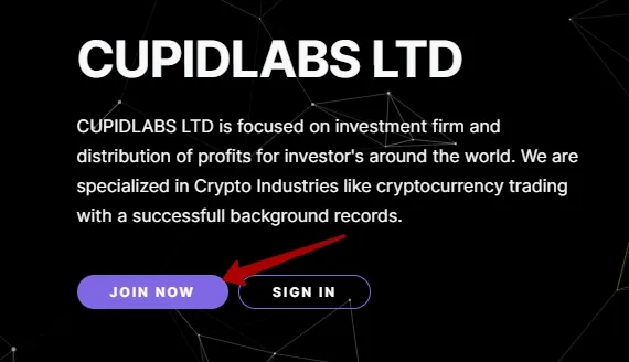 Регистрация в CupidLabs LTD