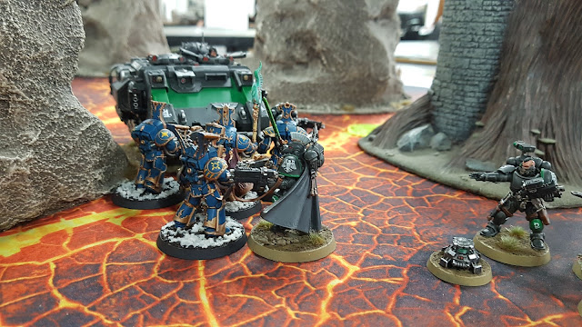 Warhammer 40k battle report - Maelstrom of War -  Covert Manoeuvres - 2000 points - Thousand Sons vs Raven Guard