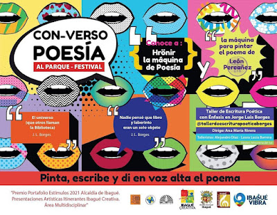 Premio Estímulos 2021 Área Multidisciplinar Con-Verso Poesía al Parque-Festival