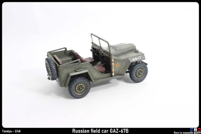 GAZ-67B de Tamiya au 1/48.