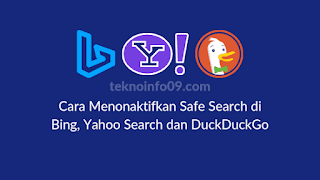 Cara Menonaktifkan Safe Search di Bing, Yahoo Search dan DuckDuckGo