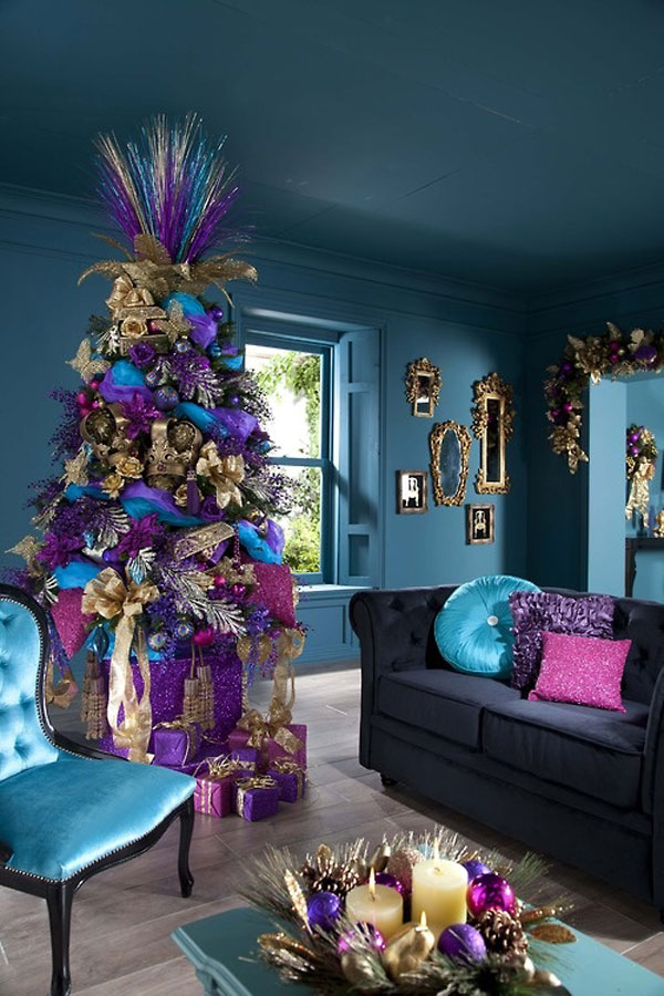 imagenes de arbolitos de navidad decorados - varias ideas para decorar arbol de navidad en dorado 2016 
