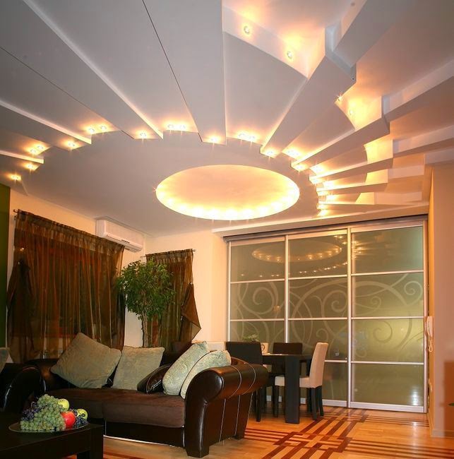 10 Unique false ceiling designs made of gypsum board