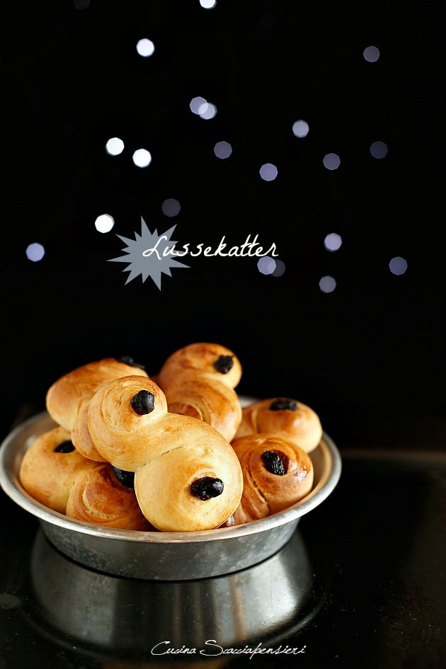 Lussekatter: le brioches di Santa Lucia con lievito madre