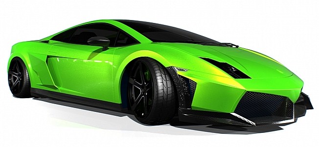 Lamborghini Gallardo LP 540 Green Goblin Is a Virtual Madness