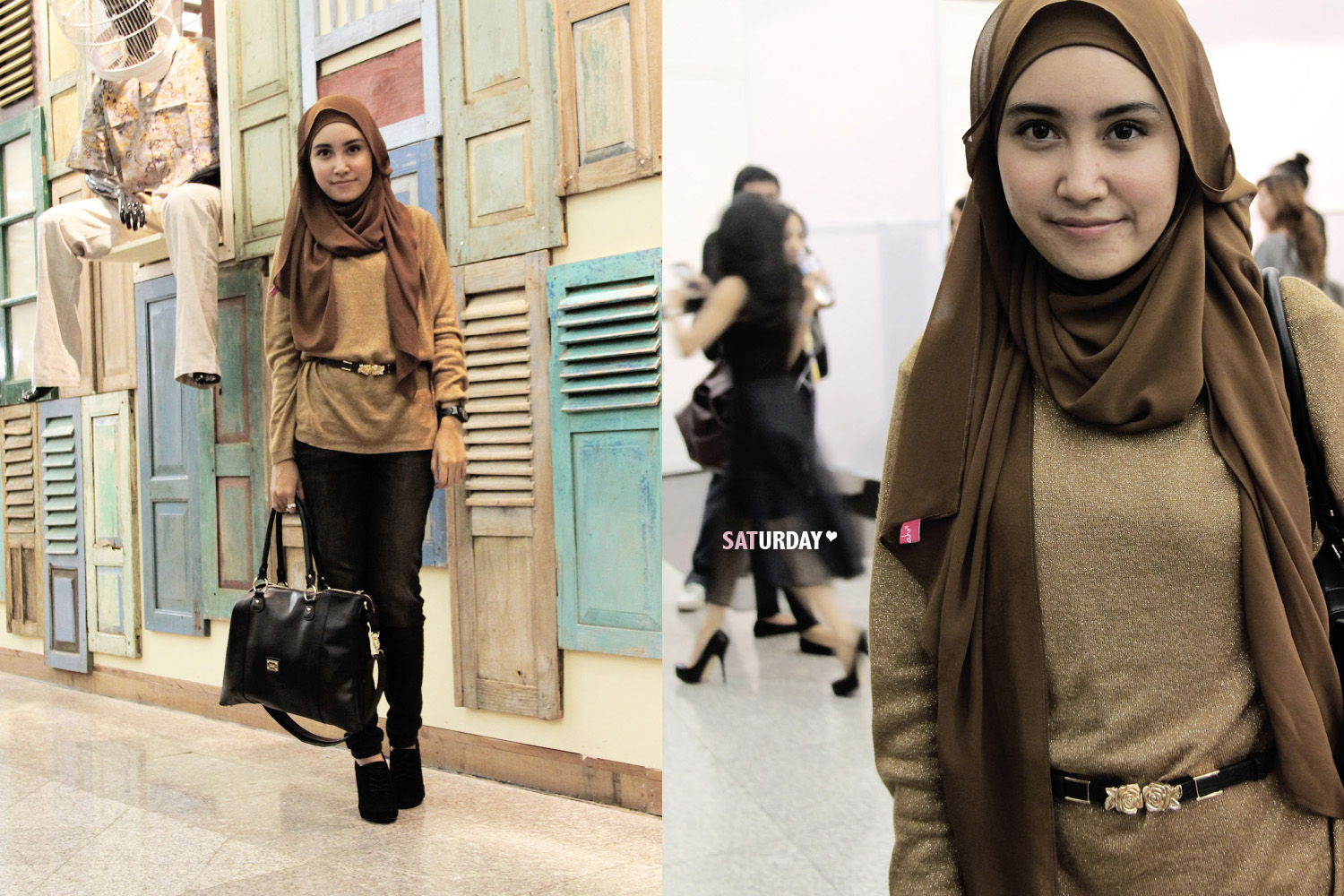  Baju  Muslim Trendy dengan  Celana  Tutorial Hijab