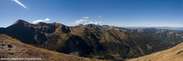 ornak widok, widok z ornaku, tatry, tatry panorama, tatry zachodnie,