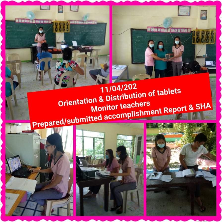 Sa Tulong Ng Aking Guro At Sa Pamamagitan Ng Modyul Tupa Elementary School: Handog niyong tablet, sa pag-aaral aking nagagamit