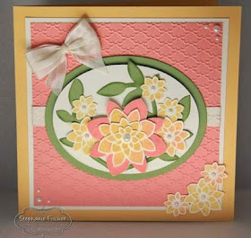 SU Stampin' Up! Crazy about you, Flower Frenzy Bigz, Fancy Fans embossing folder