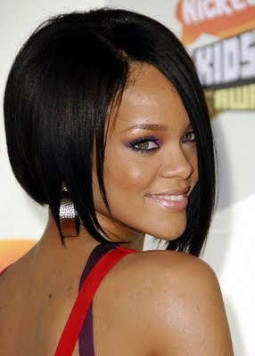 Rihanna black hairstyle