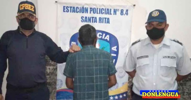 Viejo verde chavista detenido por abusar de una menor de 12 años de edad en el Zulia