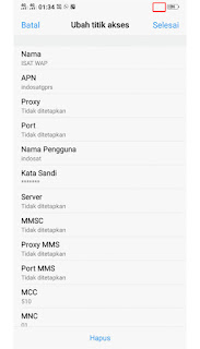 Pengaturan APN HP Android