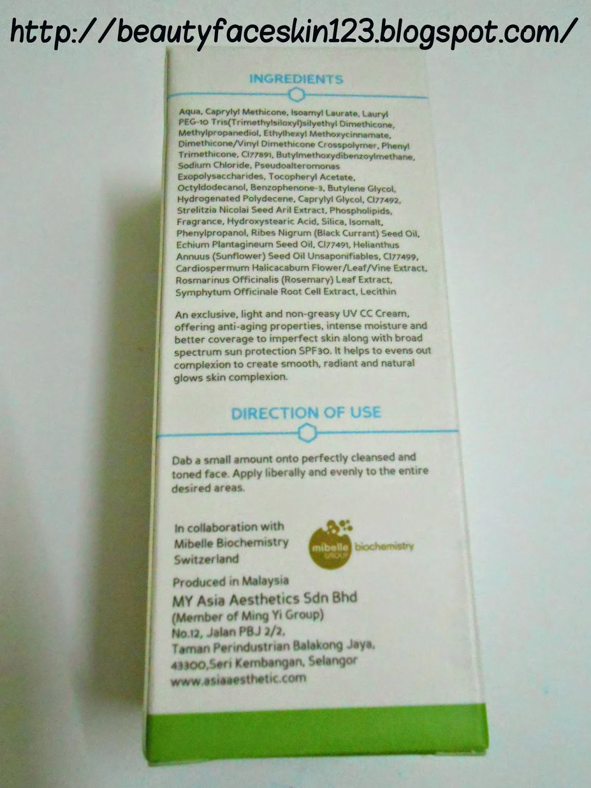 LC DERMA UV CC CREAM SPF 30