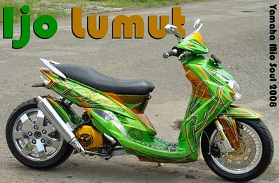 contoh modifikasi motor yamaha mio automatic