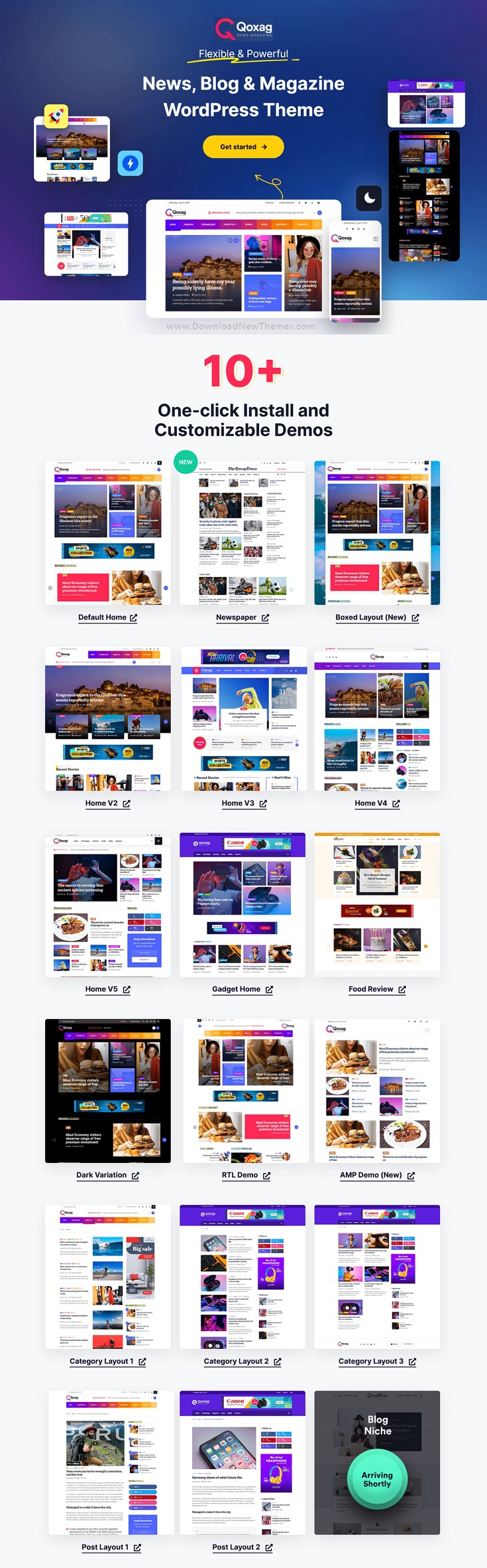 Responsive WordPress News Magazine Theme