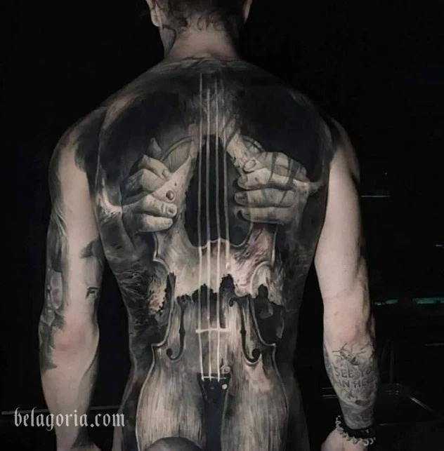 imagen de un tatuaje artistico espectacular