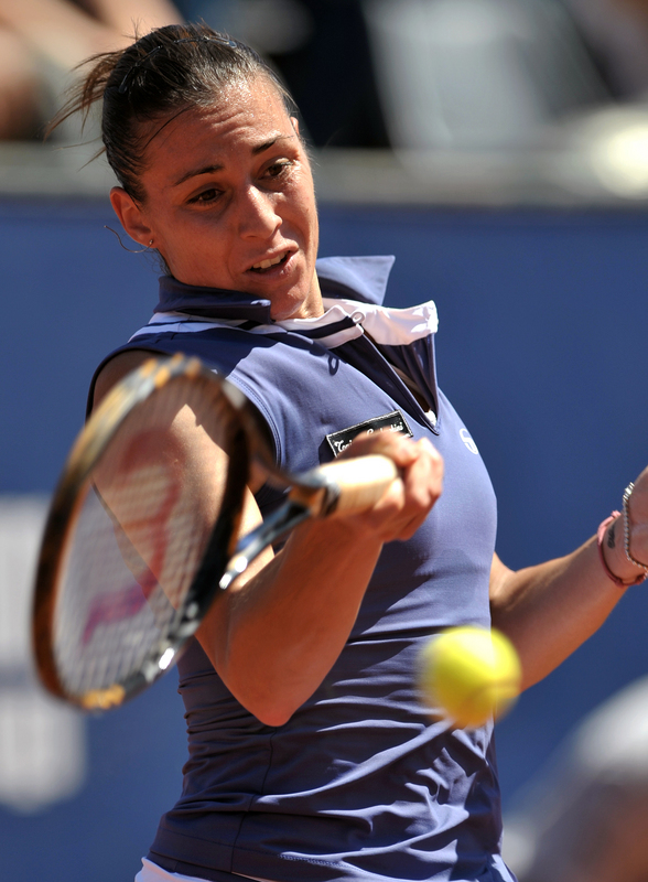 The december french openphoto and explanation Players flavia pennetta 