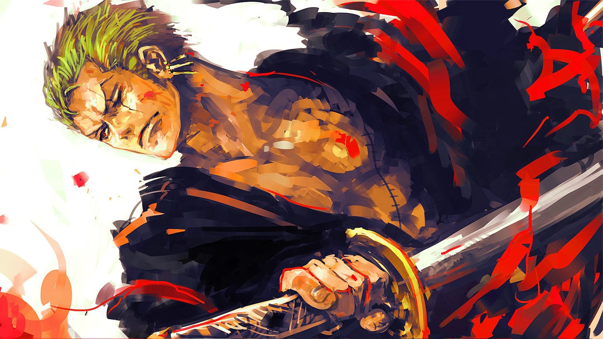 roronoa zoro one piece anime hd wallpaper 1920x1080 2t.