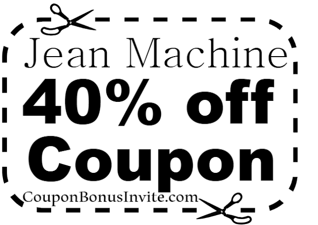 Jean Machine Coupons, Discount Codes, Promo Codes May, June, July, August, September, October, November 2021-2021