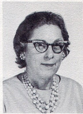 Irene Pfeiffer, third-grade teacher at St John Elementary School in Seward, Nebraska. The image was scanned from the 1965-1966 school yearbook.