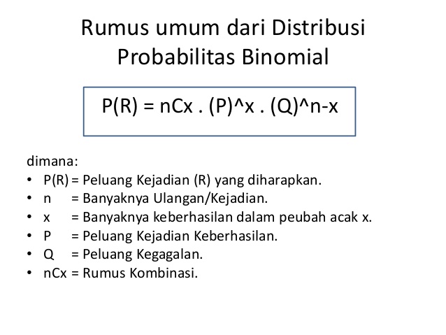 Statistika - Binomial - S1 Informatika