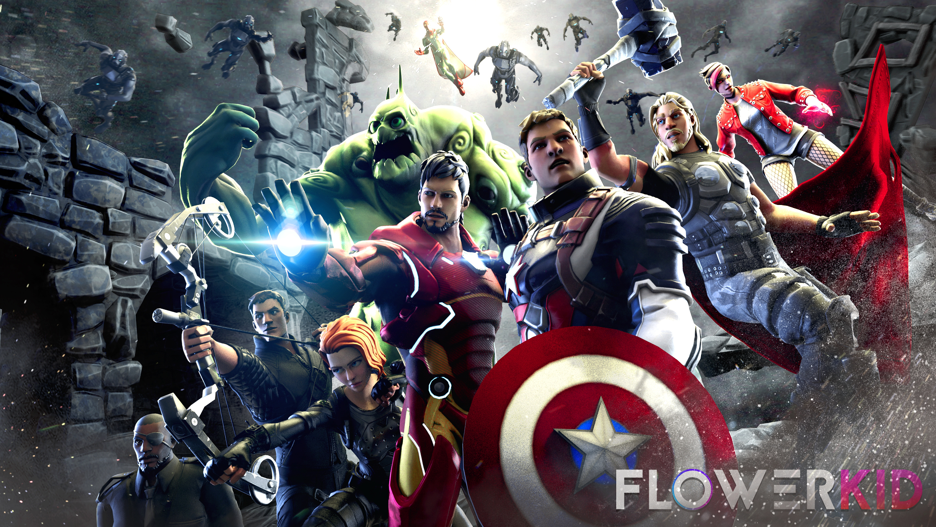 Fortnite Avengers 4k Wallpaper 1