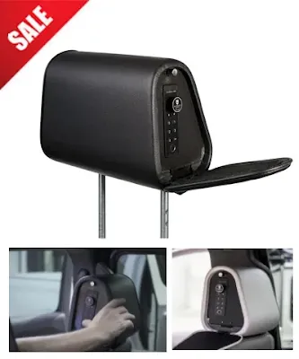 Hidden Locker in Headrest for Cars & SUVs