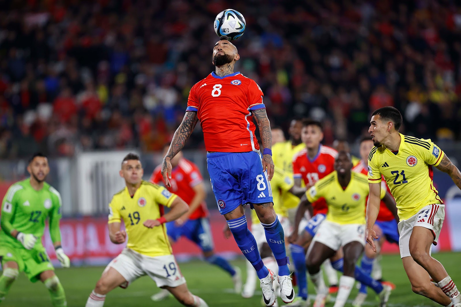 Chile y Colombia en Clasificatorias a Mundial 2026, 12 de septiembre de 2023