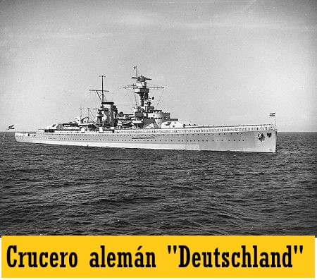 Crucero alemán "Deutschland"