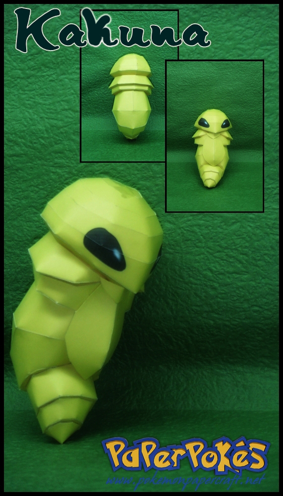 Pokemon Kakuna Papercraft