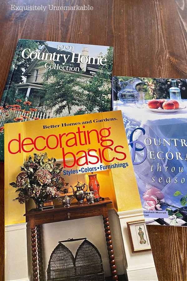 Thrifted Decorating Books